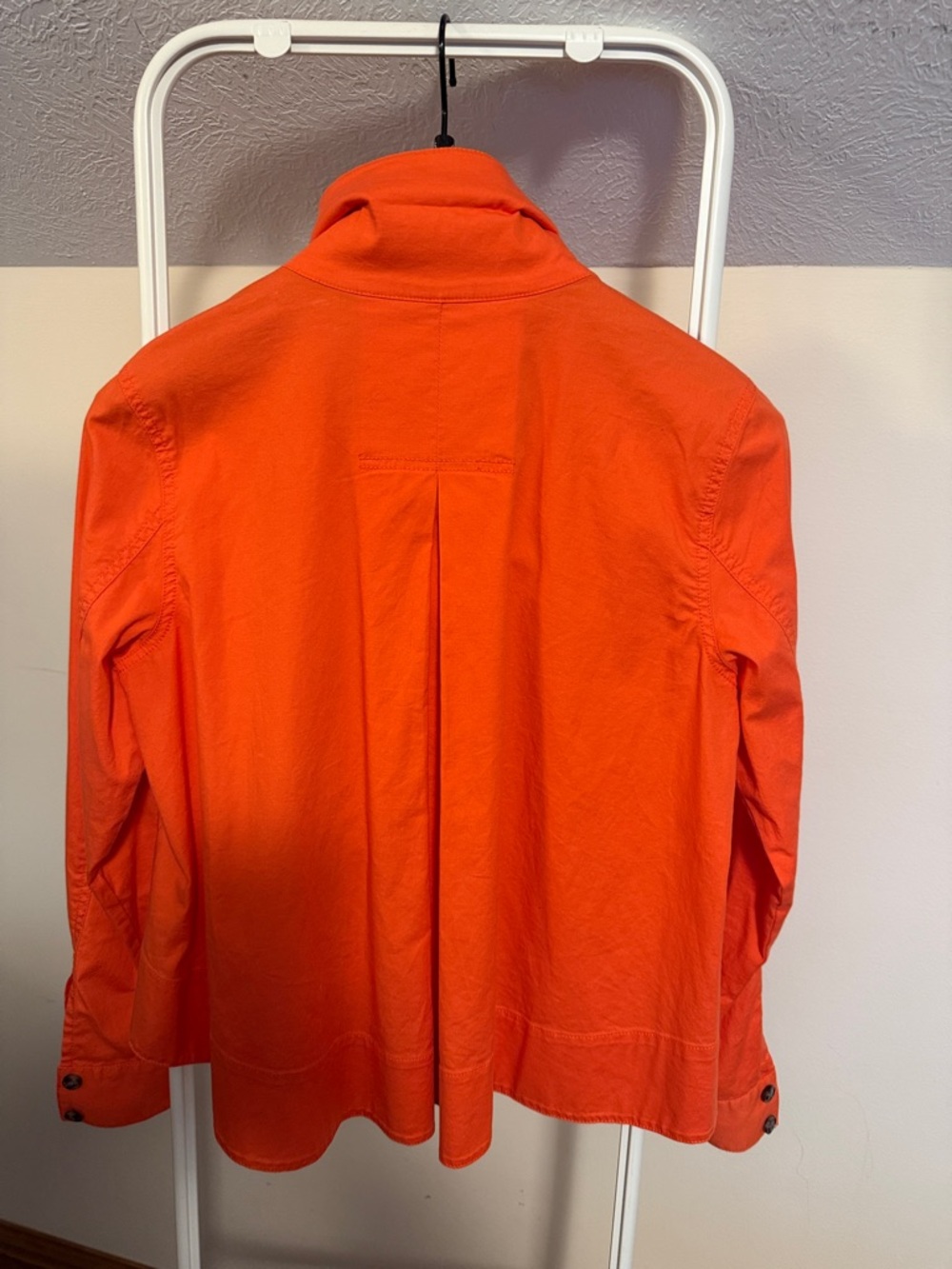 Cabi orange cotton blend jacket - size small - Picture 2 of 5